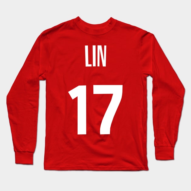 Jeremy Lin Toronto Raptors Jersey Long Sleeve T-Shirt by xavierjfong